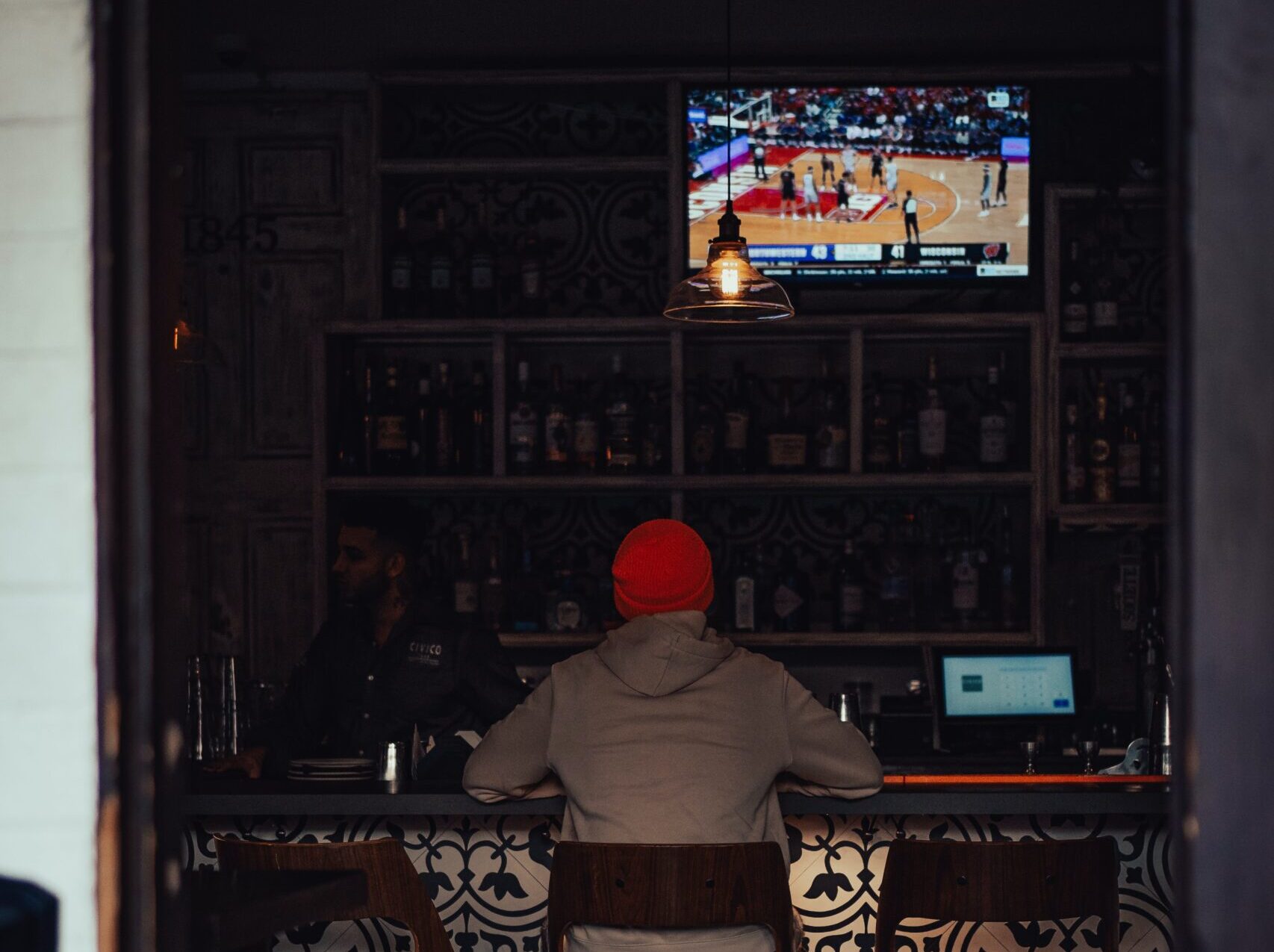 What are Sports Bars Lined With?