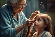 ranny Removed the lice from Sawera's Hair The Children's Tale